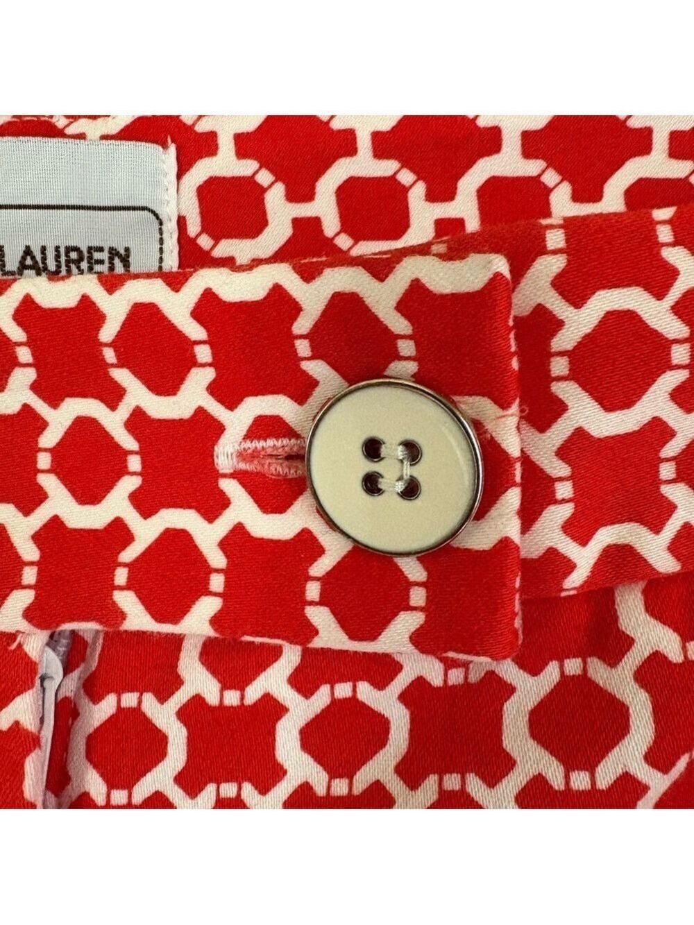 Elliott Lauren-size 10 gorgeous reddish/orange chain pattern pant. Like new!